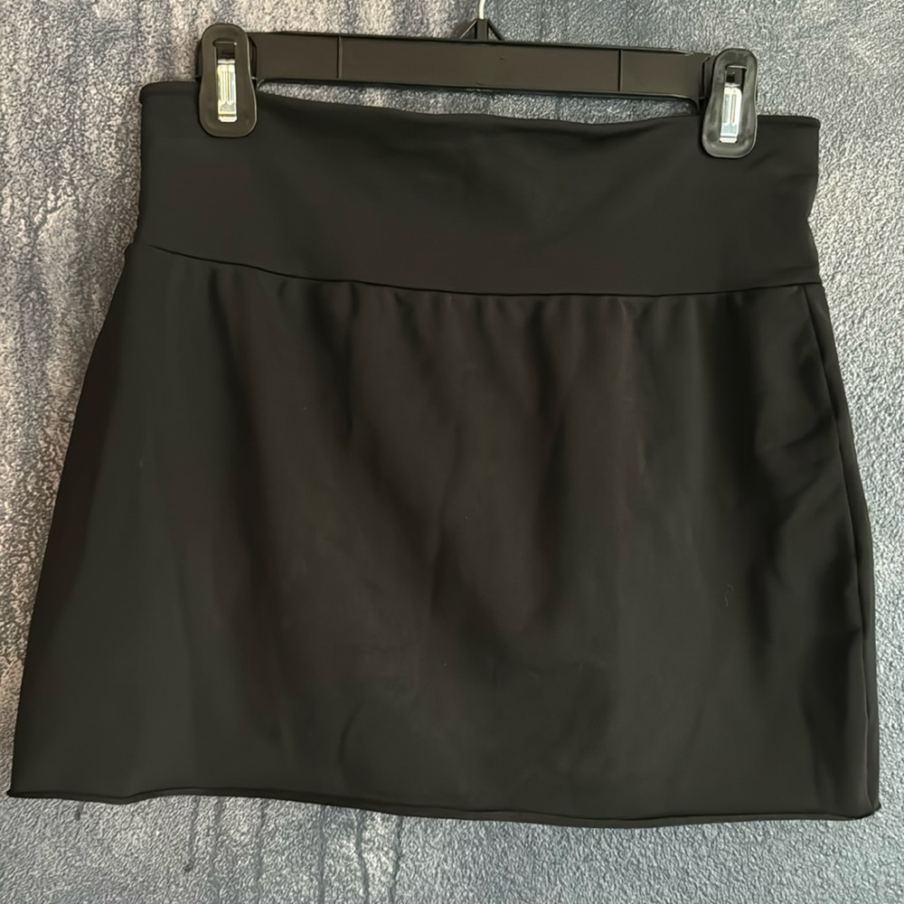 American Apparel black stretch mini skirt